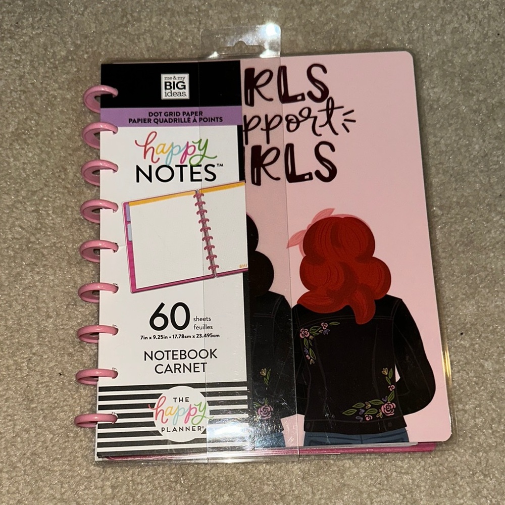 The Happy Planner Girls Support Girls Notebook